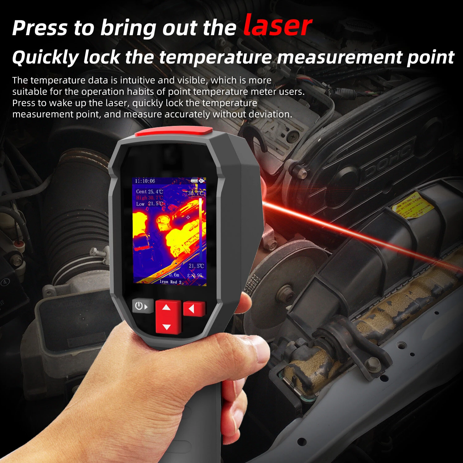 BSIDE HX4 Infrared Thermal Imager | 240x320 Resolution -20°C to 550°C | Portable Professional Thermal Camera - Image 5
