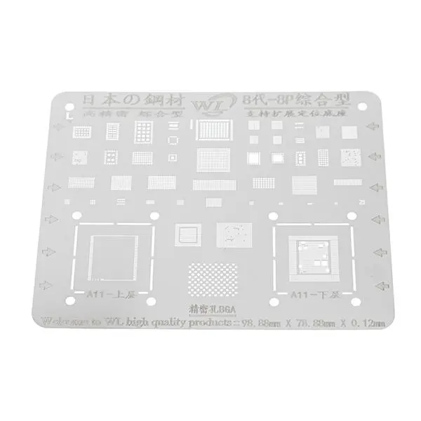 Japan Steel BGA Repair Stencil for iPhone 8 & 8P | Logic Board Chip Soldering Tool - Image 4