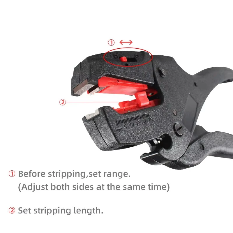 FS-D3A Self-Adjusting Wire Stripper Tool | 0.5-10mm² Multifunctional for Electrical Work - Image 4