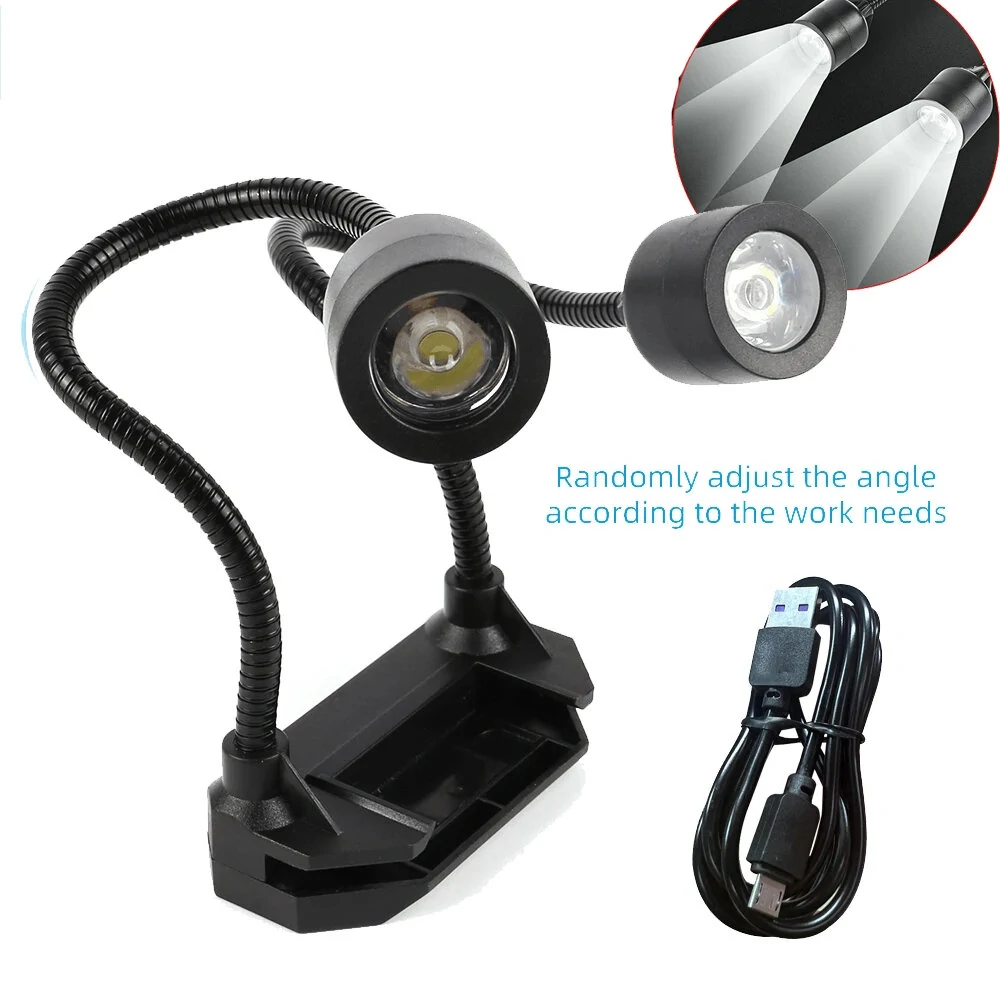 Dual Head LED Microscope Lamp | 60000LM High Luminosity | Adjustable Brightness for Soldering & Microscopy - Image 3