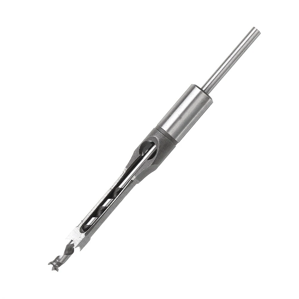 Drillpro Square Hole Drill Bit Set | 6mm-16mm Woodworking Auger Mortising Chisel - Image 2