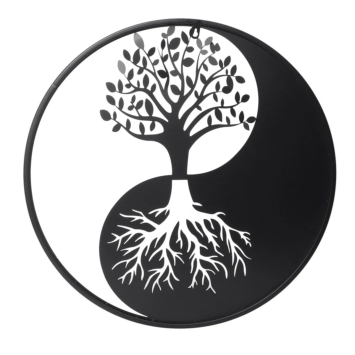 Tree of Life Metal Wall Art - Round Hanging Sculpture - Home Decor - Image 5