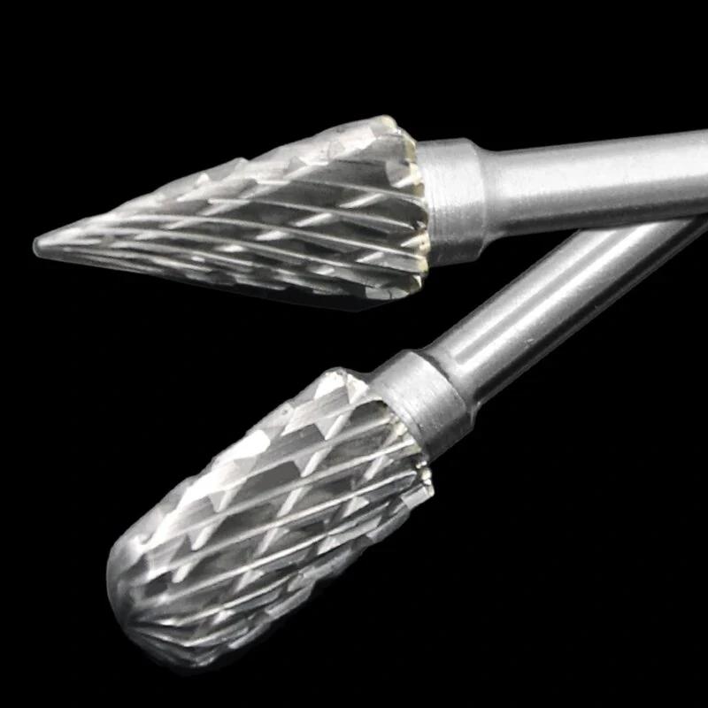 10Pcs 1/8 Shank Tungsten Carbide Milling Cutter Set | HSS Steel Cone & Diamond Drill - Image 5