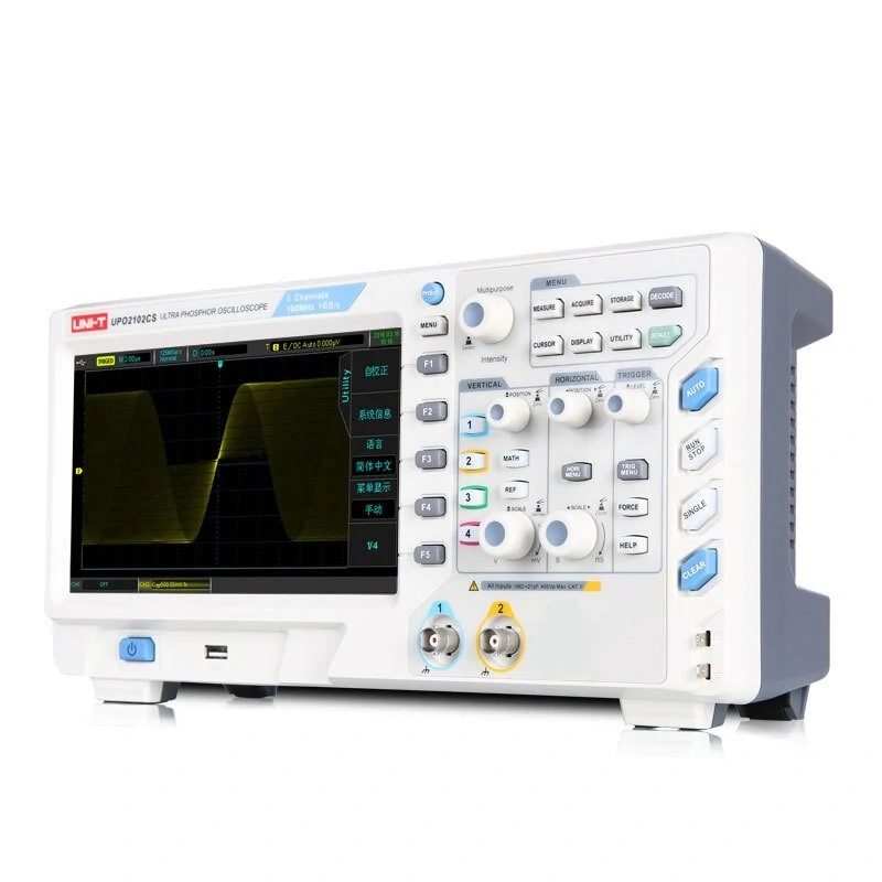 UNI-T UPO2102CS Oscilloscope - 100MHz Bandwidth, 2 Channel, 1GS/s Sampling - Image 2