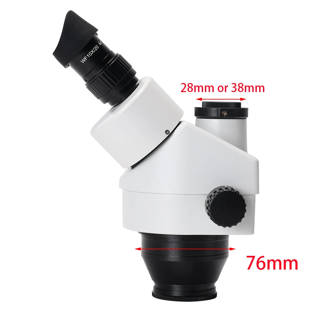 AmScope Trinocular Stereo Microscope - 3.5X-100X Zoom with WF10X Eyepiece | PCB Soldering Repair - Image 2