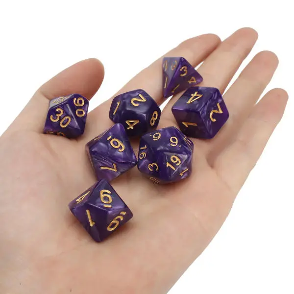 MTG RPG Dice Set - 126 Polyhedral Dice in 18 Colors with Pouch Bags - Image 3