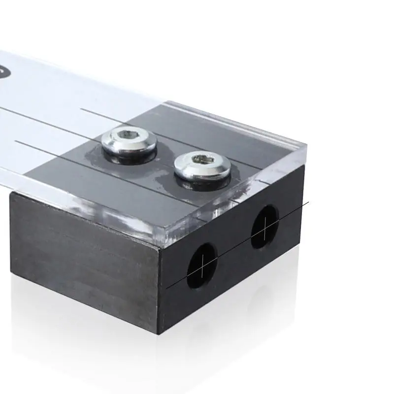 Dowel Jig | Acrylic Hardened Steel Pocket Hole Jig - 1/2, 3/8, 1/4 Inch Drill Guide - Image 4