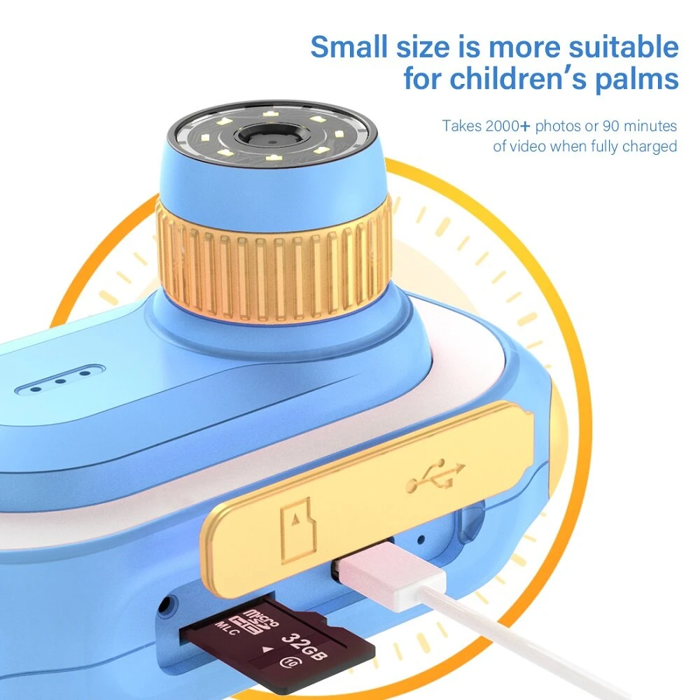 Inskam321 Kids Microscope - 15MP 0-200X Zoom | 2-inch HD Portable Science Camera - Image 2