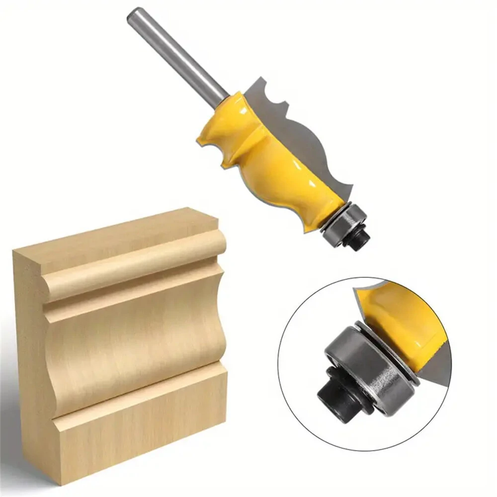 Carbide Router Bit Set - 8mm Shank Woodworking Carving Cutter for DIY & Professional - Image 2