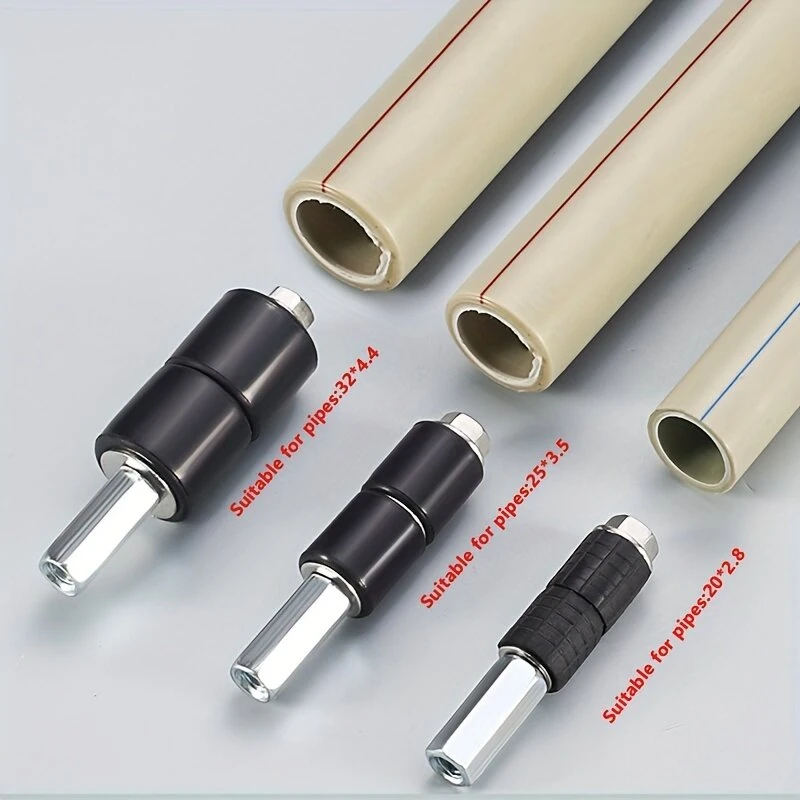 Stainless Steel Pipe Plug Tool Kit - 5pcs Hot Melt Water Stopper Set with T-Handle - Image 3