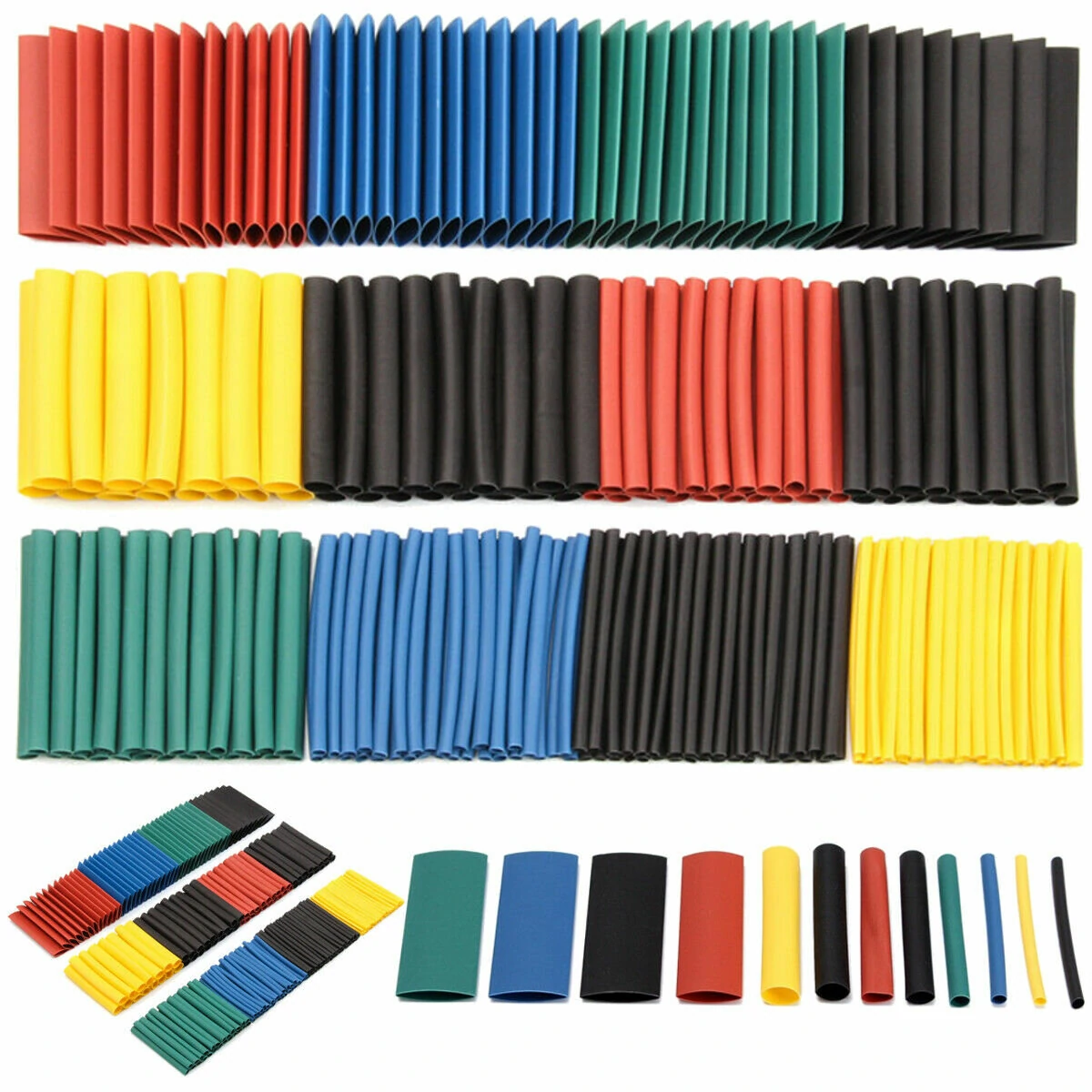 164Pcs Heat Shrink Solder Seal Wire Connectors | Waterproof Butt Terminals - Image 2