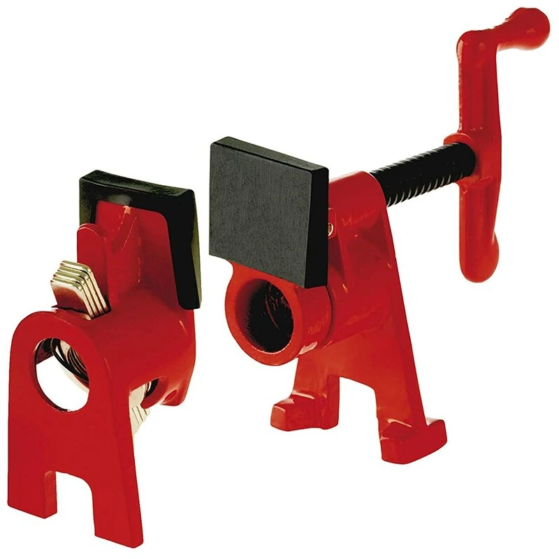 Heavy-Duty 1/2 3/4 Cast Iron Pipe Clamp | Wood Gluing & Frame Assembly - Image 2
