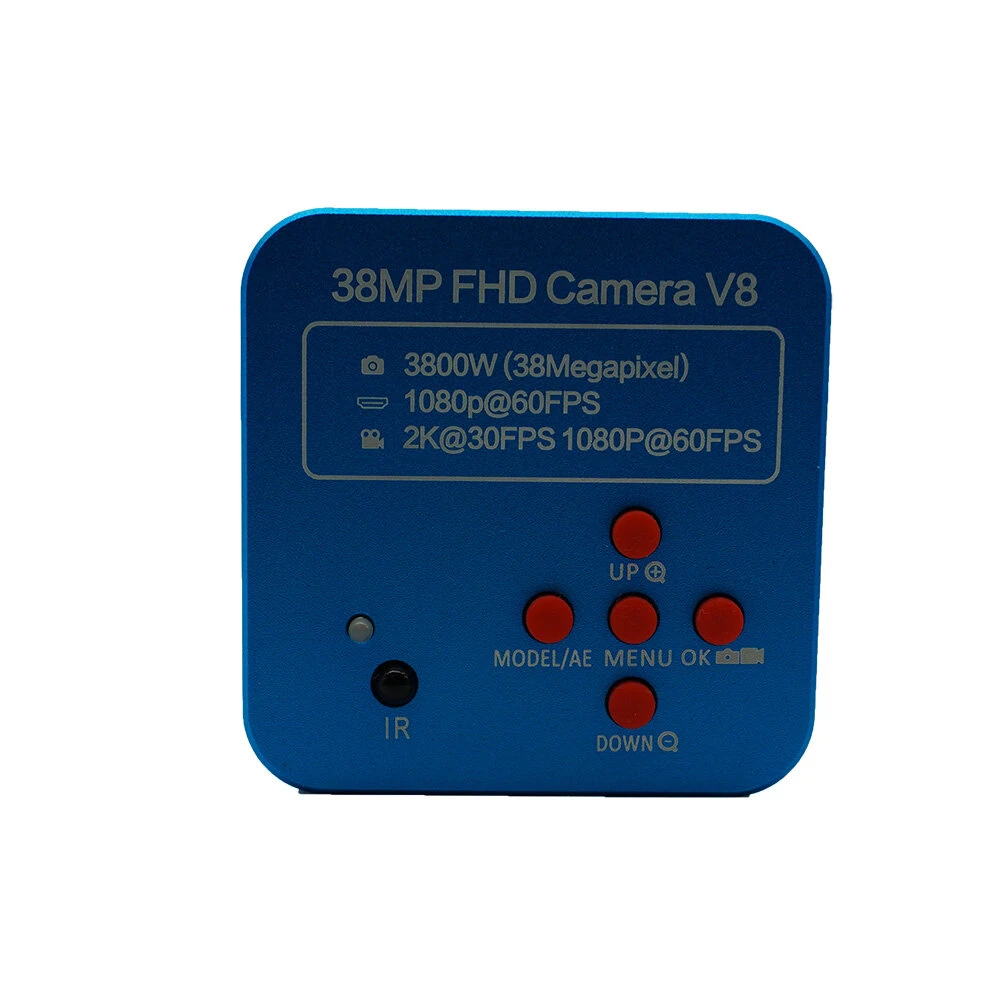 38MP Industrial Microscope Camera | 0.5X Eyepiece & 23.2-30.5mm Adapters for Phone PCB Repair - Image 3