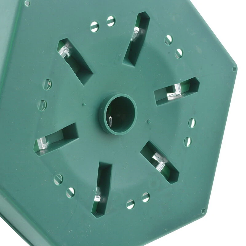 Green Bird Feeder - Outdoor Hanging Plastic Feeder - Waterproof Bird Food Container - Image 5