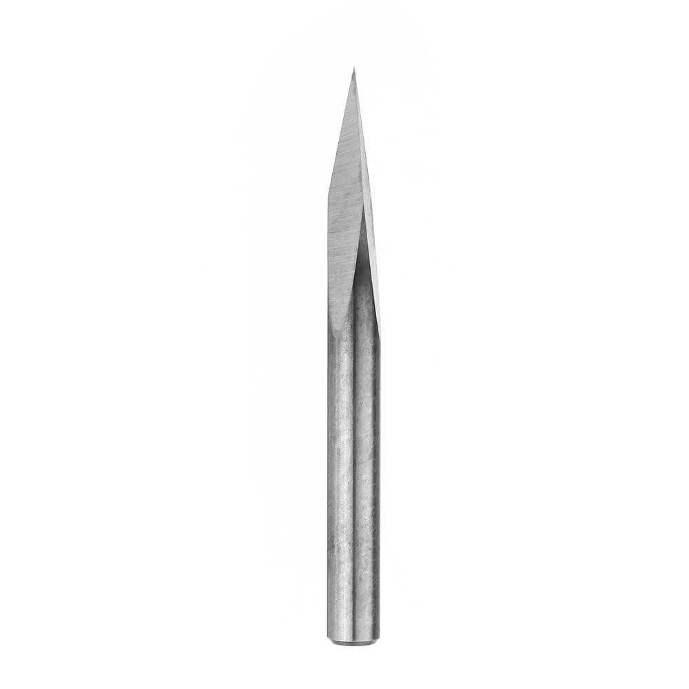 Drillpro Tungsten Steel Engraving Bit - 5pcs 4mm Shank 0.1mm Tip | 15-60 Degree - Image 5