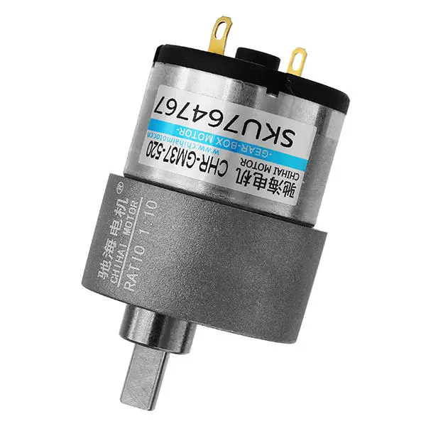 CHIHAI MOTOR 12V 730rpm DC Gear Motor | High Torque for Sweeper - Image 3