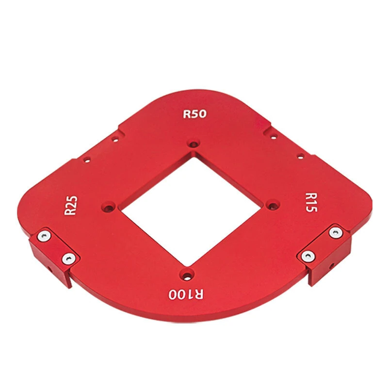 Woodworking Router Corner Radius Jig | Round Arc Cutting Template for Router Table - Image 2