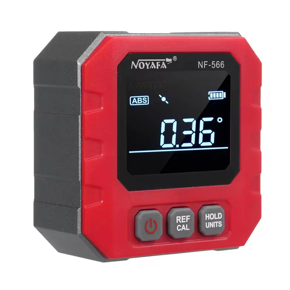 NOYAFA NF-566 Digital Inclinometer - 4x90° VA Display | Magnetic Sides & USB-C Charging - Image 2