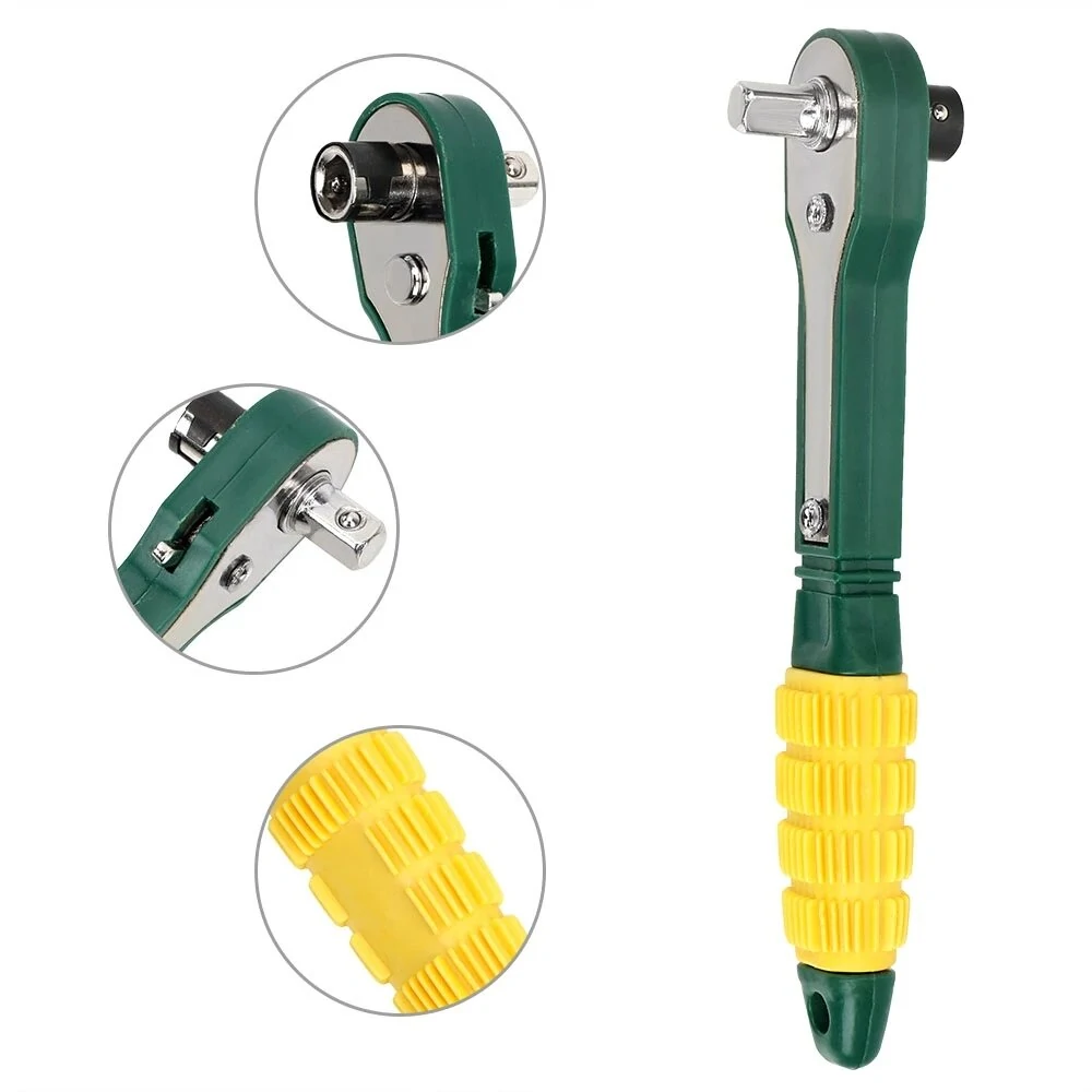 Mini 1/4 Screwdriver Ratchet Wrench | Adjustable Fast Rod with Quick Socket Tools - Image 4
