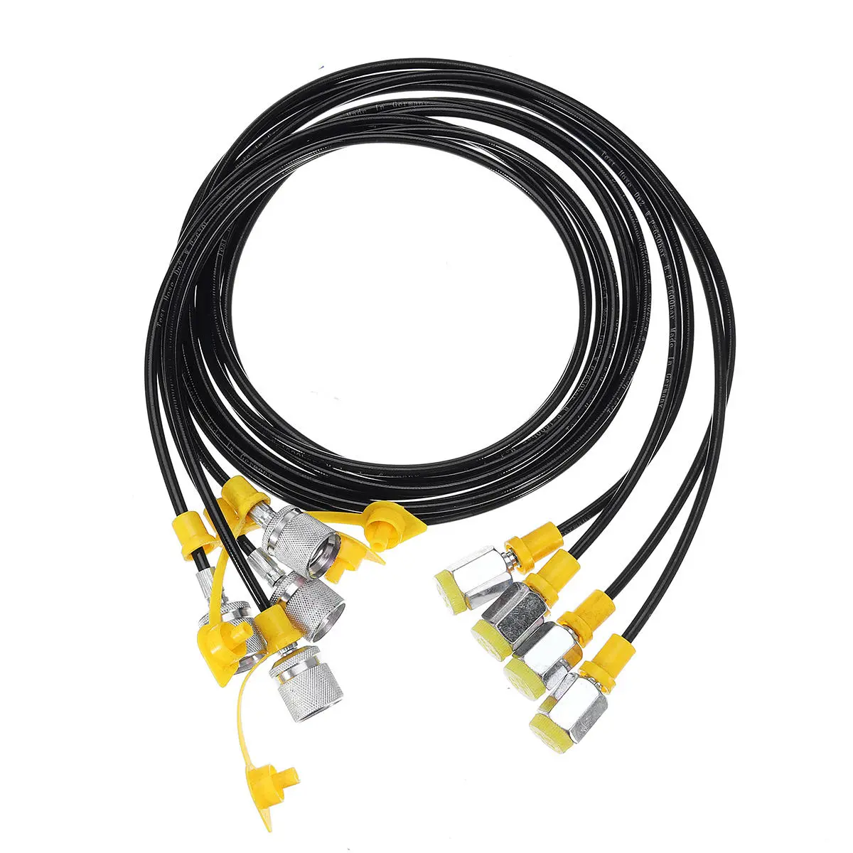 Hydraulic Pressure Gauge Test Kit - 10/25/40/60MPa with 4 Test Hoses - Image 5