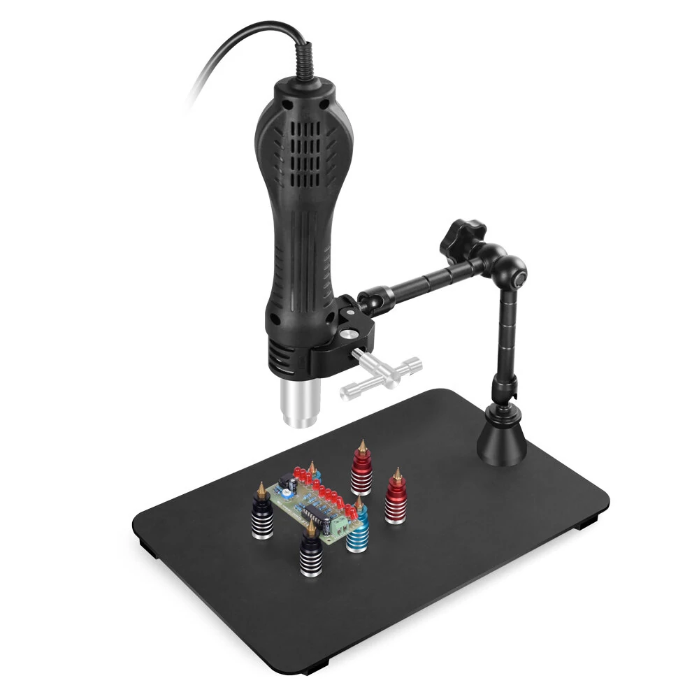 Magnetic PCB Holder & Hot Air Gun Stand | Third Hand Soldering Tool for Welding - Image 2
