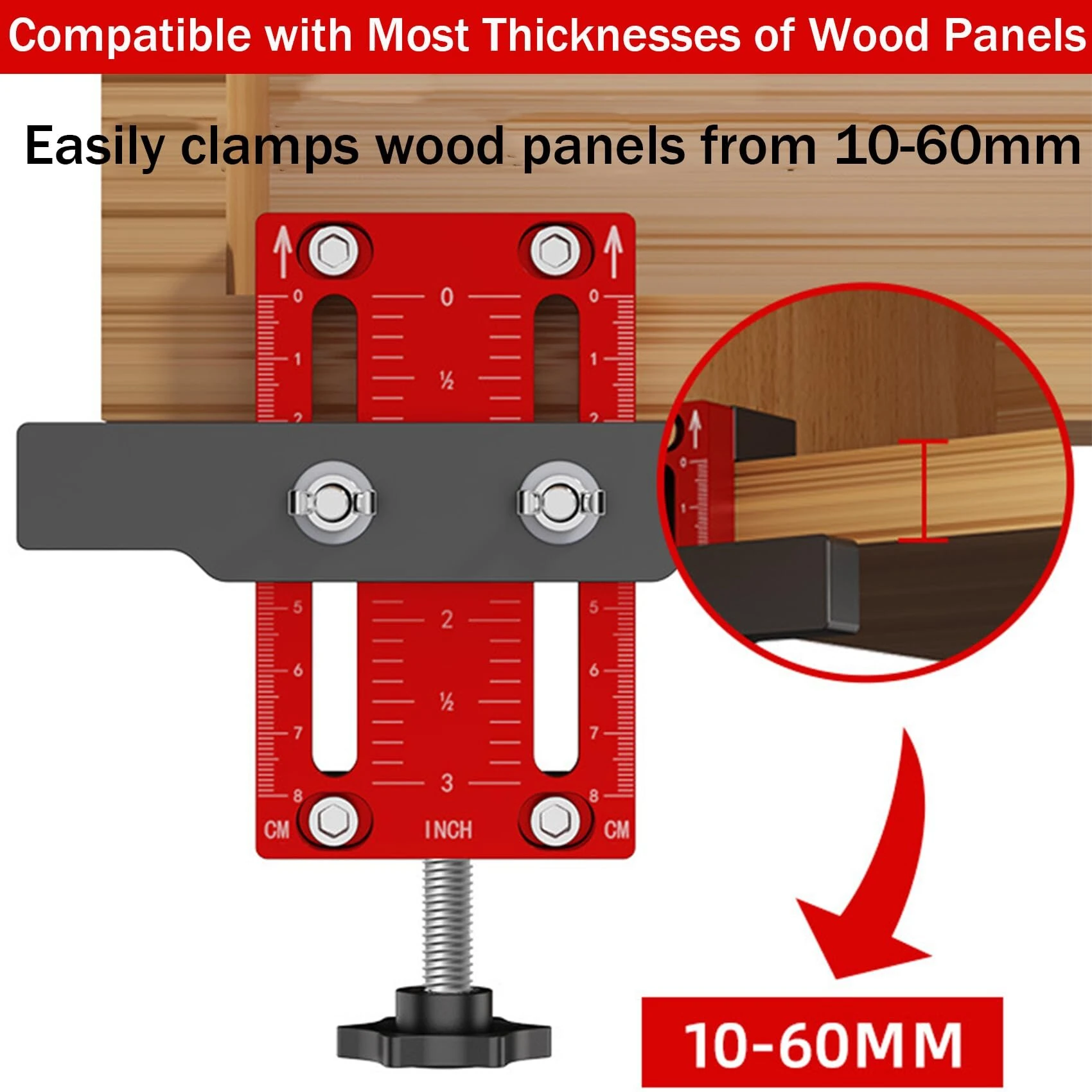 Cabinet Door Mounting Jig - Aluminum Alloy Installation Positioner for Framed & Frameless Cabinets - Image 3