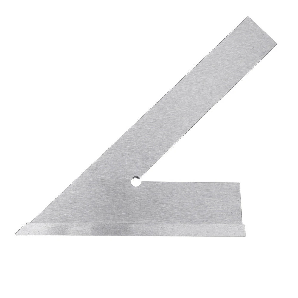 ENJOYWOOD 45 Degree Miter Angle Corner Ruler - Stainless Steel Wide Base Gauge - Image 3