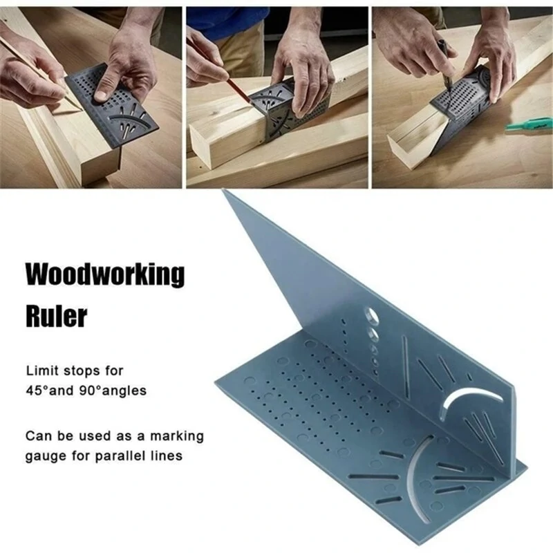 Woodworking T-Type Scribe Mark Line Gauge | Carpenter Angle Ruler for Precision Measurement - Image 3