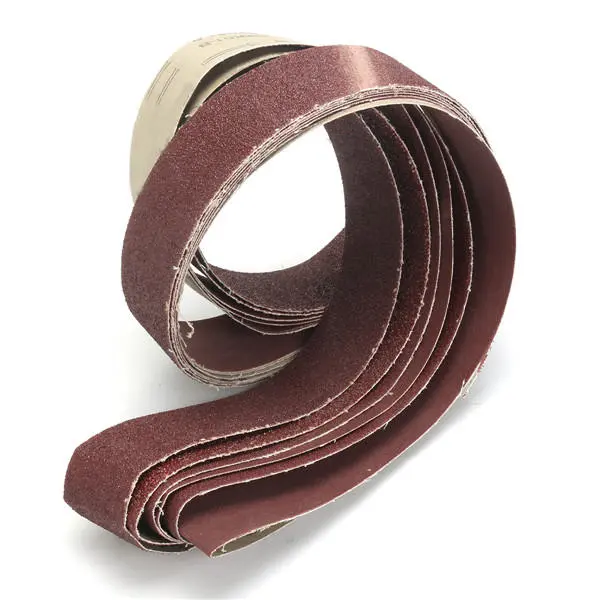 6pcs Mixed Grit Sanding Belts Set 2x72 Inch | 36-150 Grit Abrasive Belts - Image 3