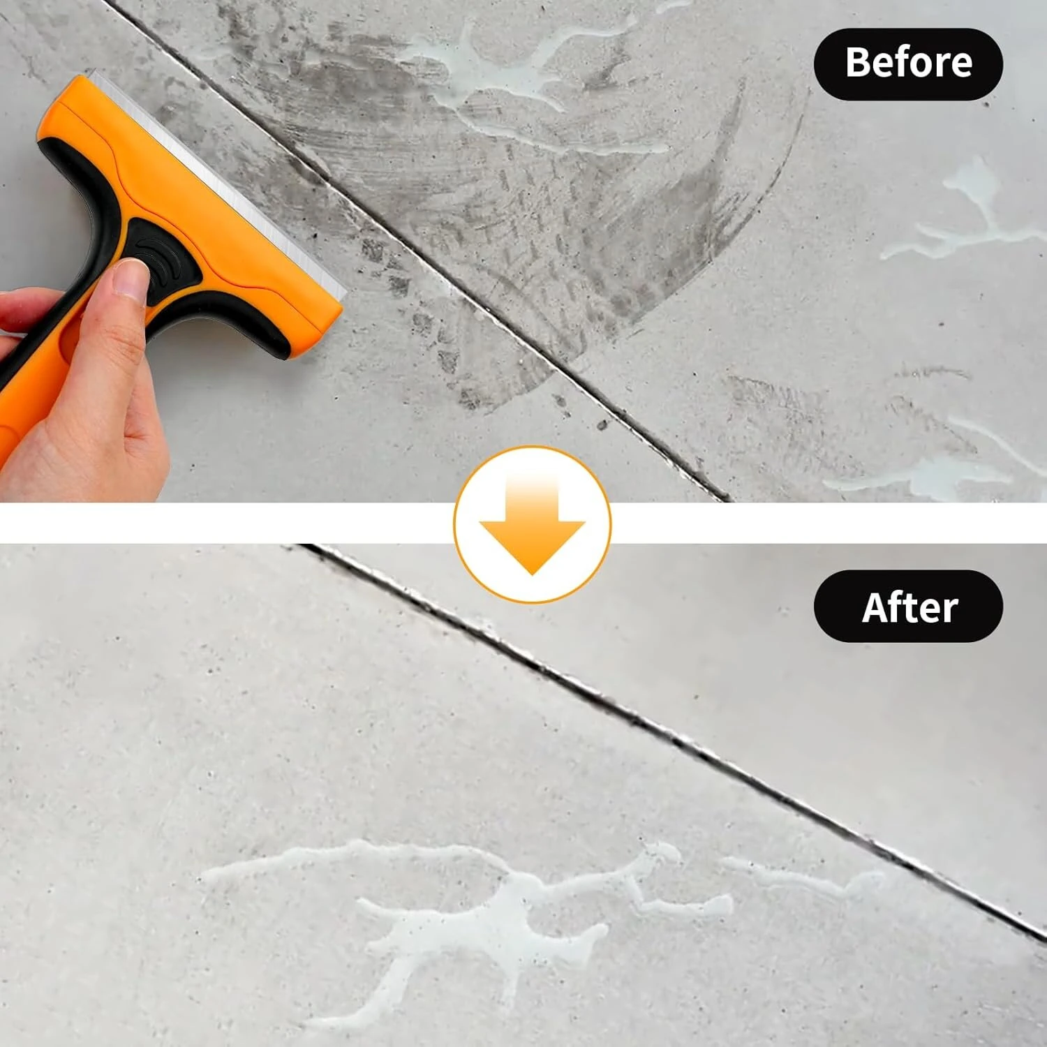 Wide 4 Razor Scraper Tool - SK5 Replaceable Blades for Glass & Paint Removal - Image 3