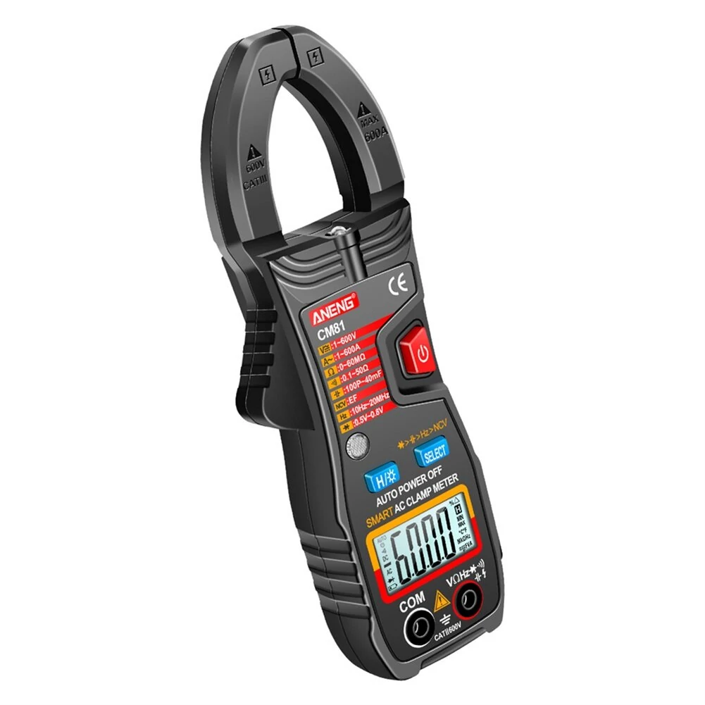 ANENG CM81 Digital Clamp Meter - 6000 Counts Auto Range NCV Tester - Image 5