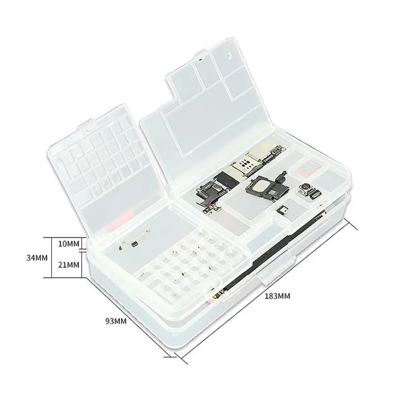 Plastic Storage Box for Jewelry & Tools | Transparent Bead & Nail Art Organizer - Image 5