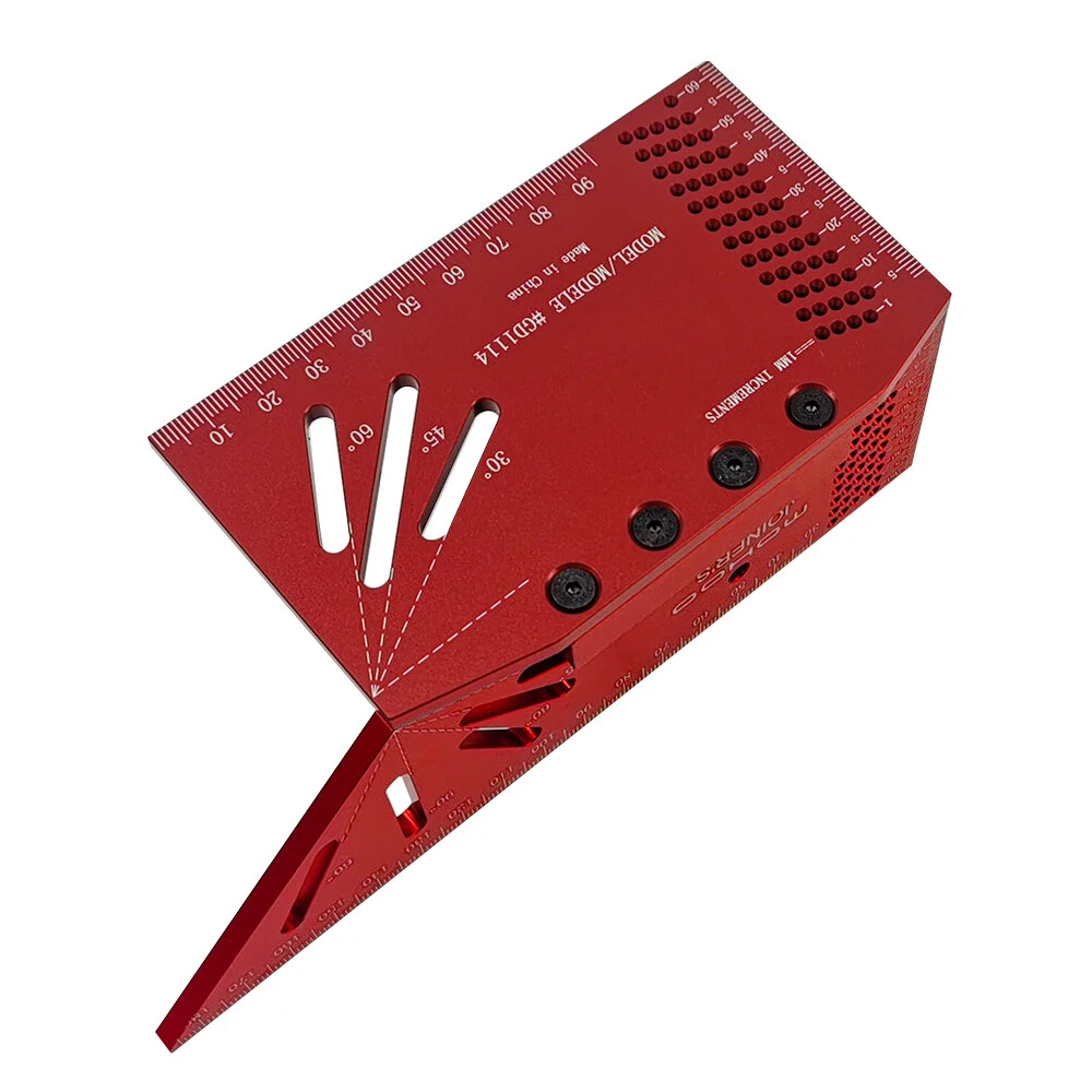Mohoo Aluminum Alloy Saddle Layout Square - 3D Mitre Angle Measuring Tool - Image 3