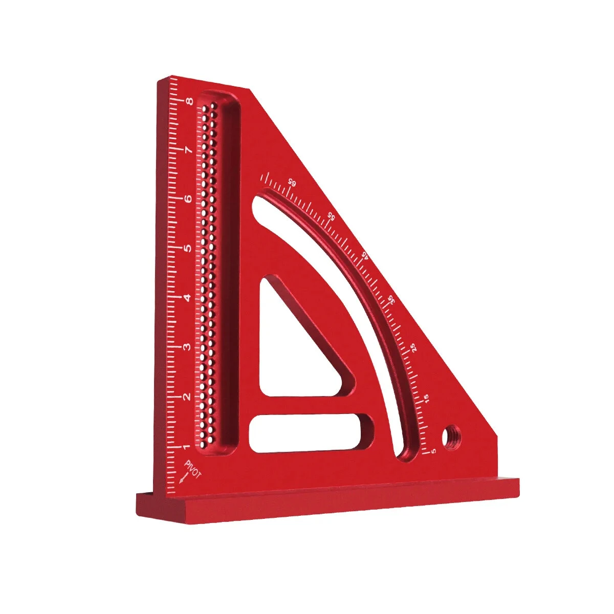 JIGHOLE Multi-Angle Measuring Ruler - Aluminum Alloy Protractor & Height Gauge for Woodworking - Image 2