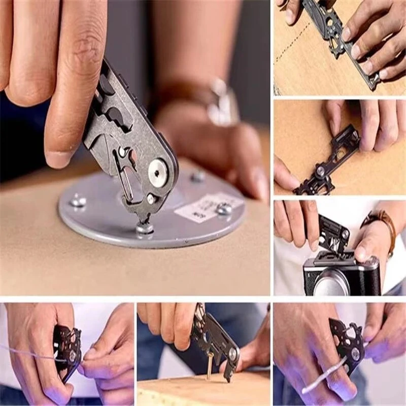420 Grade Stainless Steel 30 in 1 EDC Tool | Compact Pocket Multi-Tool for Outdoor & Daily Carry - Image 5