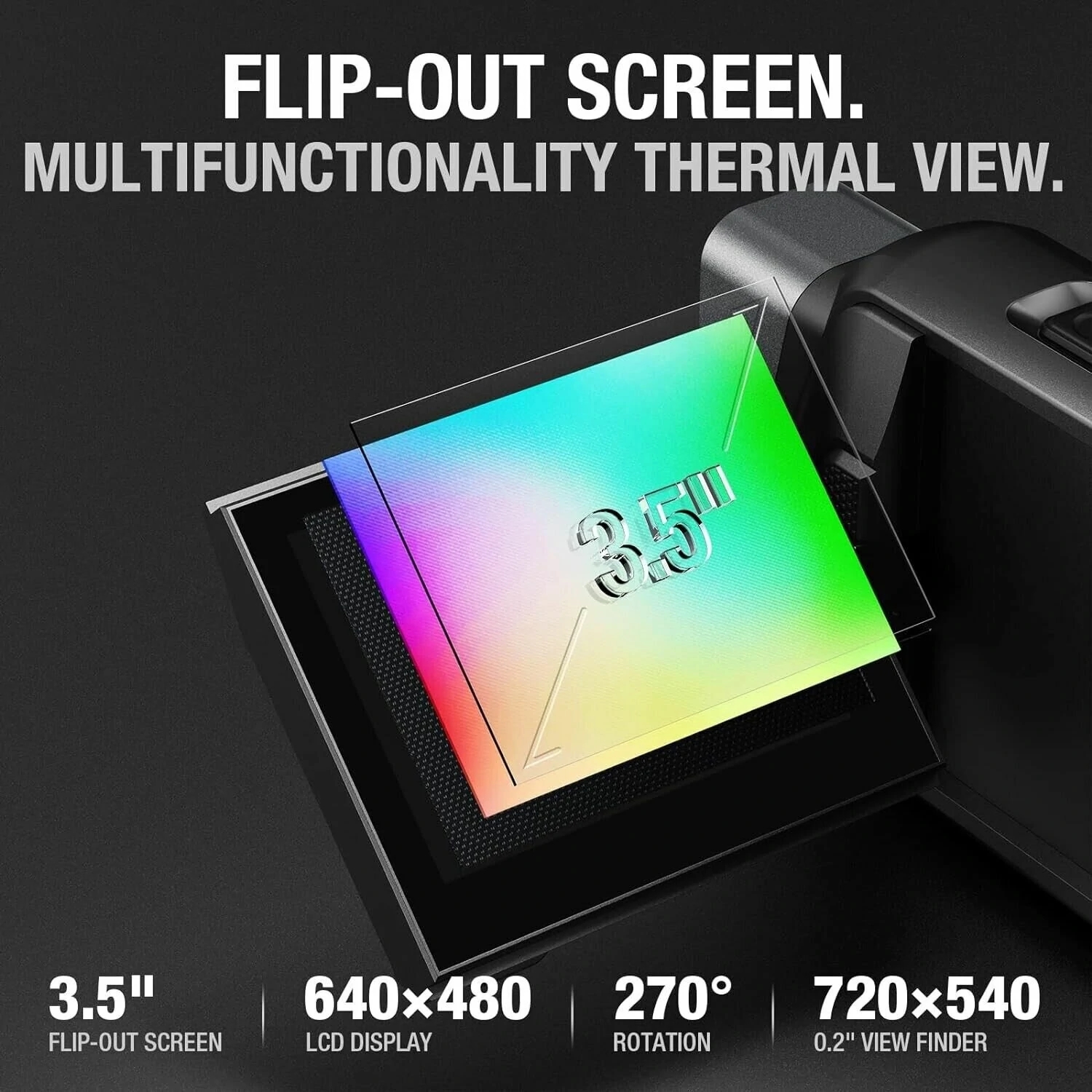 TTS300 Thermal Imaging Monocular - 256x192 Sensor | 4X Zoom & 6 Color Modes - Image 4
