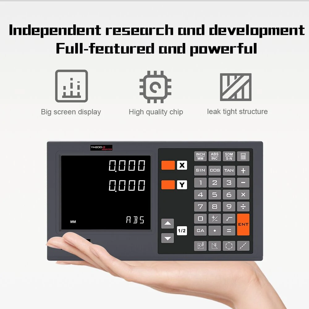 YH200 Digital Display Grating Ruler Suite | High Precision NSK Bearings | 3M Cable - Image 3