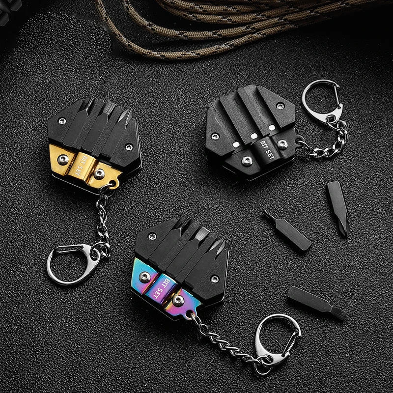 Hexagon Folding EDC Multi-Tool | Screwdriver, Bottle Opener & Keychain - Image 4