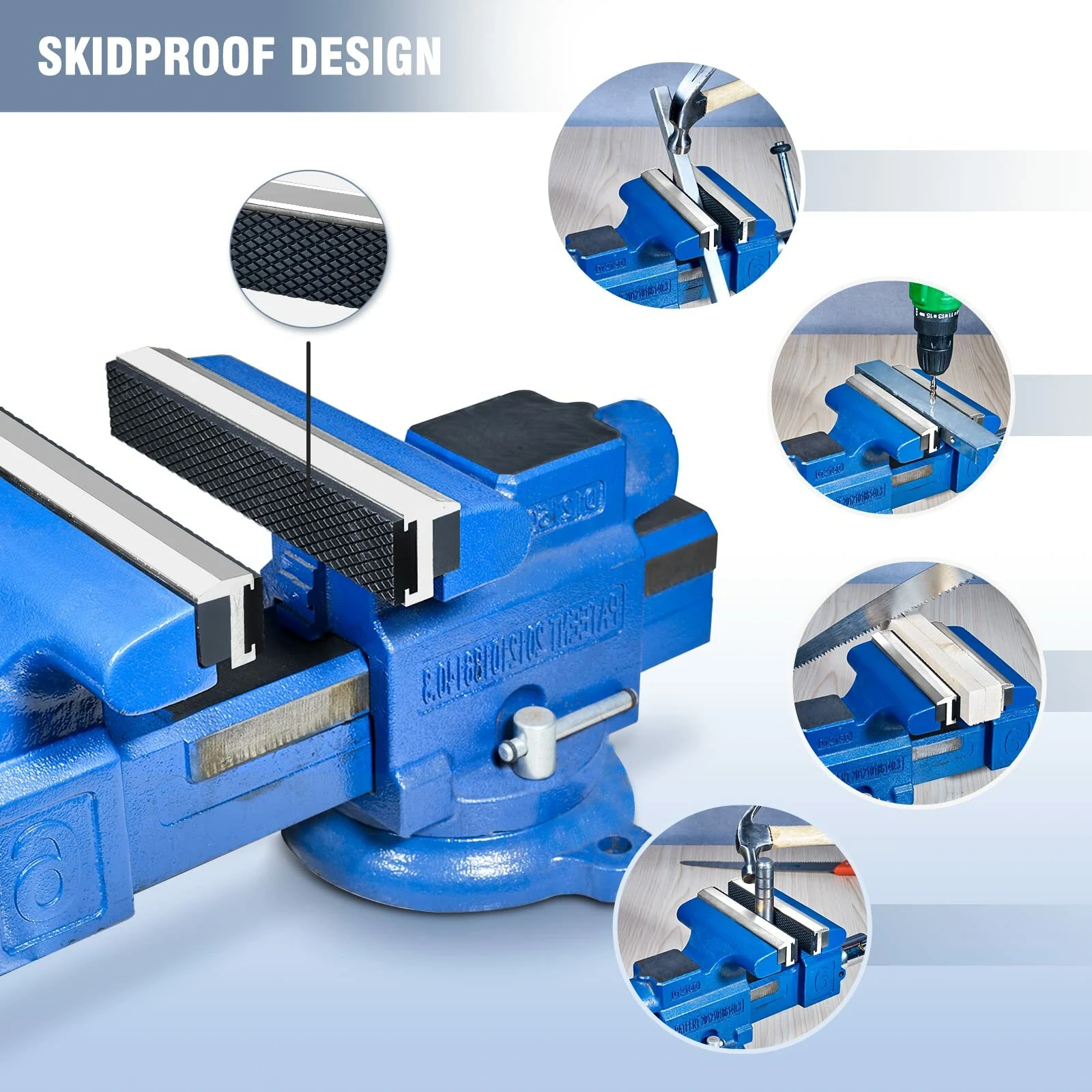 Vise Jaws with Rare Earth Magnets - 2pc Universal Soft Pads for Any Metal Vice - Image 2