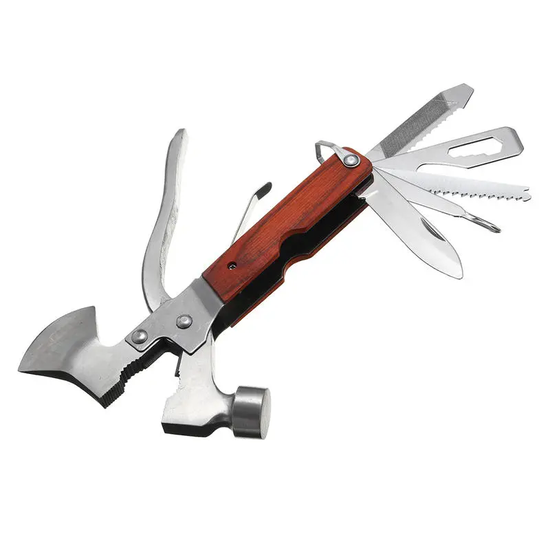 Multifunction Survival Hatchet - Hammer Axe Opener & Pliers | EDC Tool Kit - Image 4