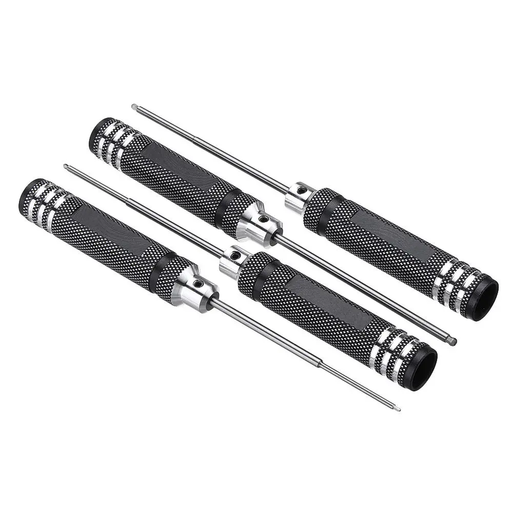 Drillpro HSS Ball Screwdrivers Tool Kit - 4pcs H1.5 to 3.0mm Black Repair Set - Image 5