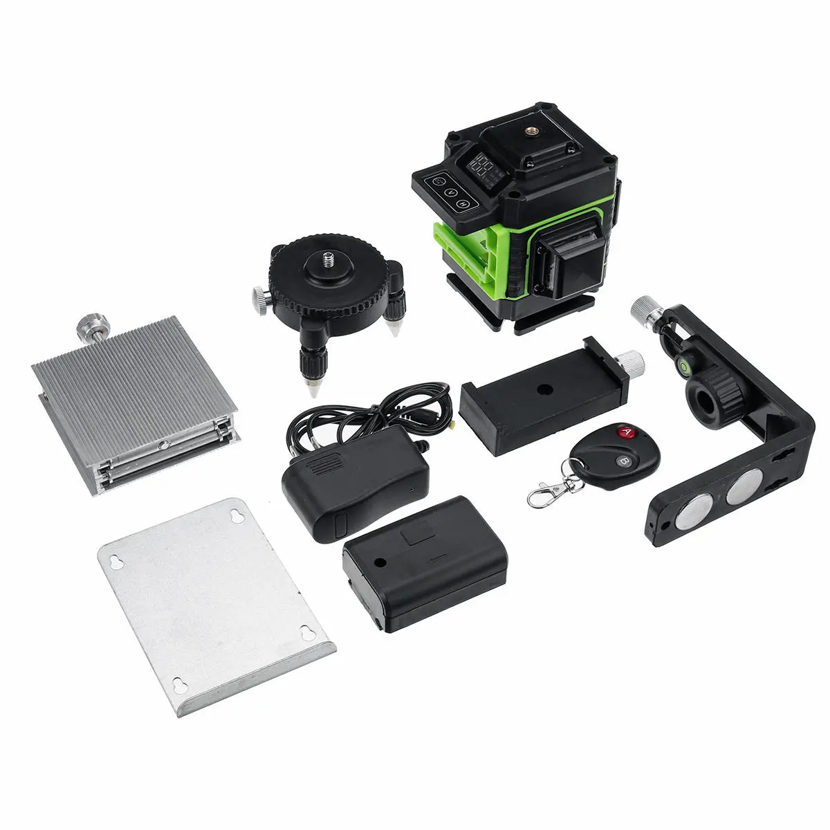 Greeen Lines 12-Line Laser Level - 360 Degree Rotary Horizontal & Vertical Cross - Image 2