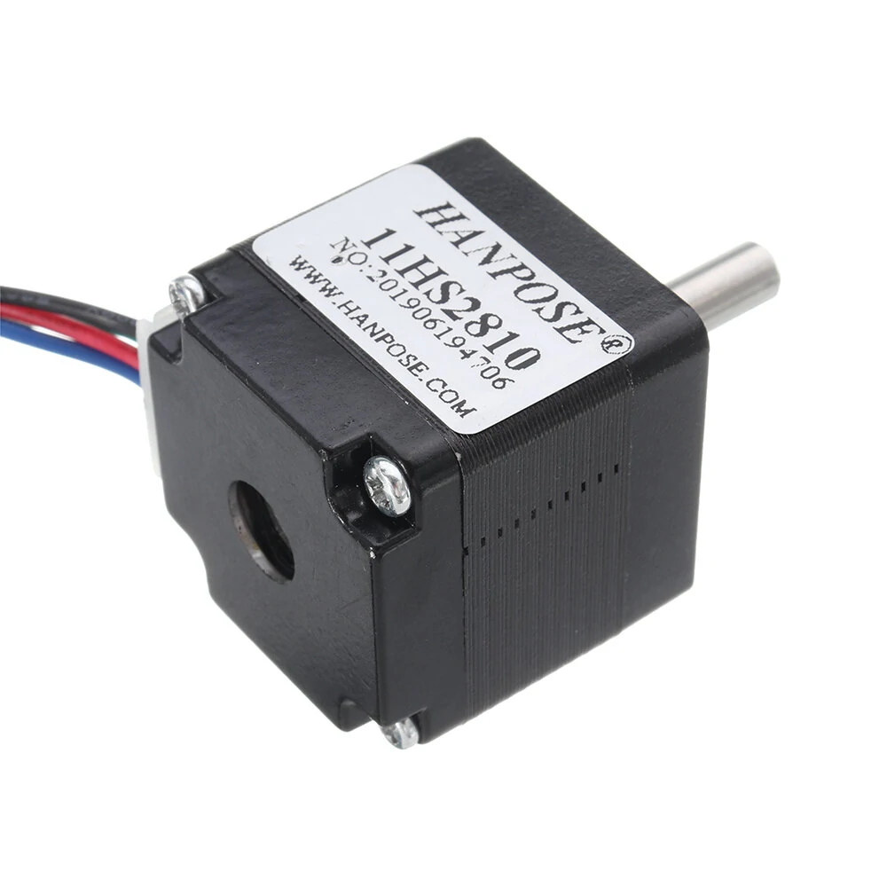 HANPOSE Nema 11 Stepper Motor 28BYGH28 | 28mm 1A 0.08N.m 4-Lead for CNC Router - Image 5