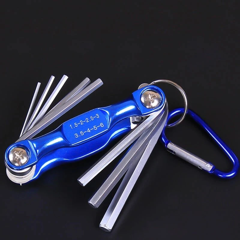 Folding Hex Wrench Set | Metric Allen Keys | Portable Metal Hand Tool Set - Image 5