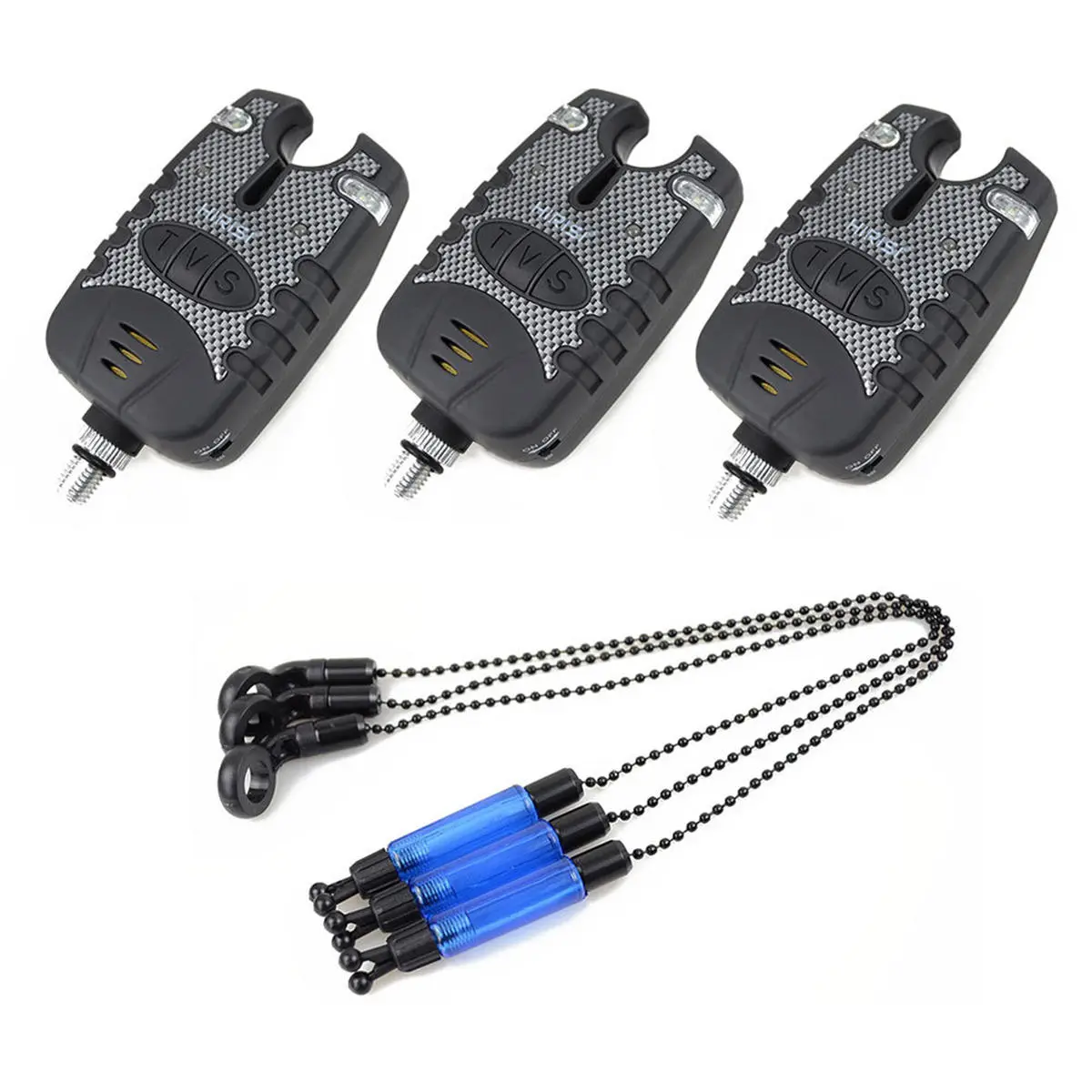 Carp Fishing Bite Alarm & Illuminated Swinger Set - Water Resistant Night Light - Image 3