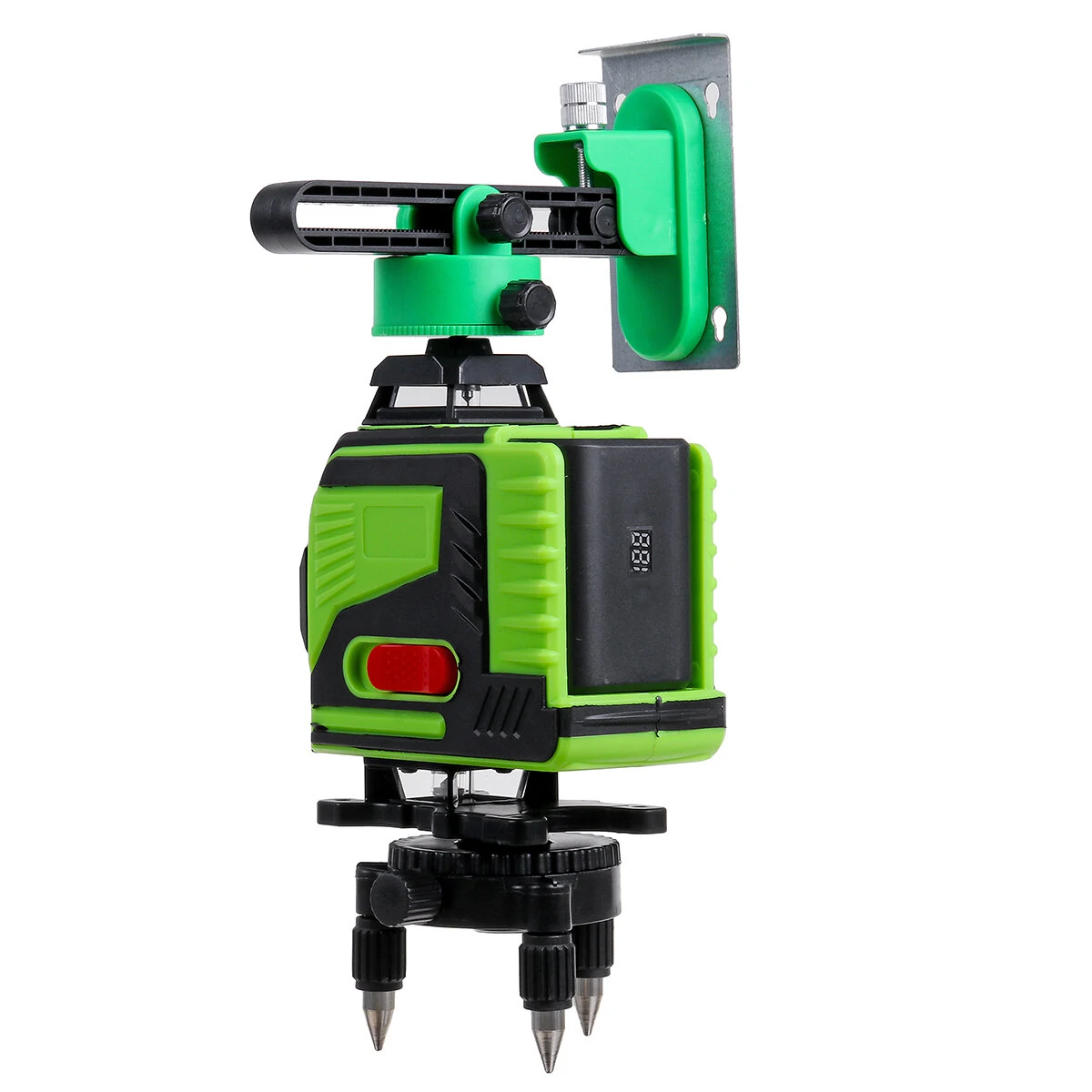 4D 16 Lines Green Laser Level - 360° Self Rotary Leveling Tool with 2 Batteries - Image 3