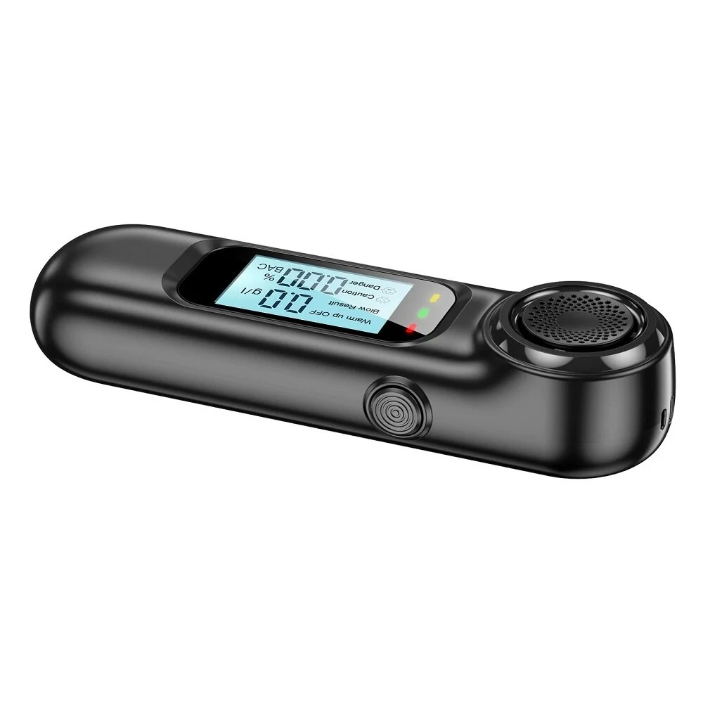 AM01 Digital Alcohol Breath Tester - LCD Display & USB Charging | Car Gas Analyzer - Image 4