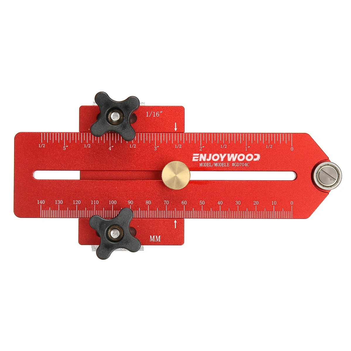 Enjoywood Thin Rip Jig - Table Saw Guide for Repetitive Narrow Cuts | Fits 3/8 x 3/4 T-Slot - Image 5