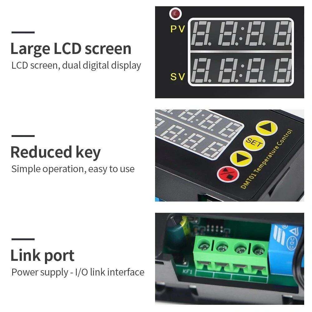 ZFX-G3051 Digital Temperature Controller - Microcomputer Thermostat for Heating Cooling | NTC Sensor AC 110-220V - Image 5