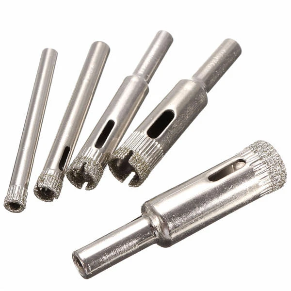 Diamond Hole Saw Drill Bit Set - 5pcs 5-12mm for Tile Ceramic Glass - Image 5